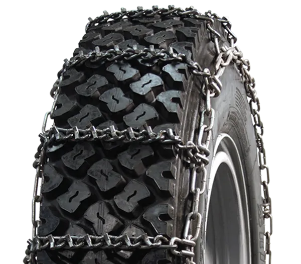 11.00-15 Wide Base V-Bar Single Tire Chain CAM