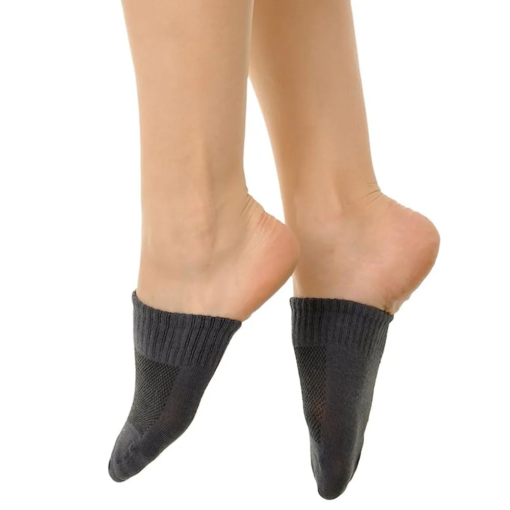 12 Pairs Toe Topper Half Socks Mules Clogs Invisible Cotton Assorted One Size