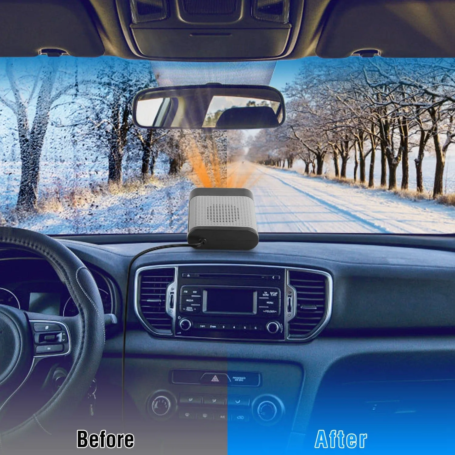 12V 150W Portable Car Heater with Air Purification