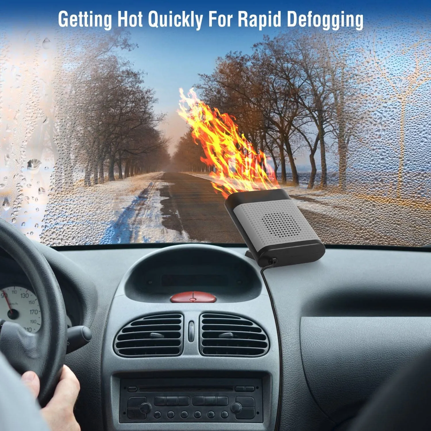 12V 150W Portable Car Heater with Air Purification