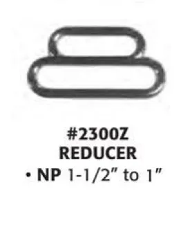 1.5" to 1" Die Cast Reducer - Nickle