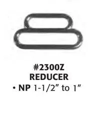 1.5" to 1" Die Cast Reducer - Nickle