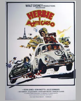 1977 Herbie 1 Monte Carlo movie poster