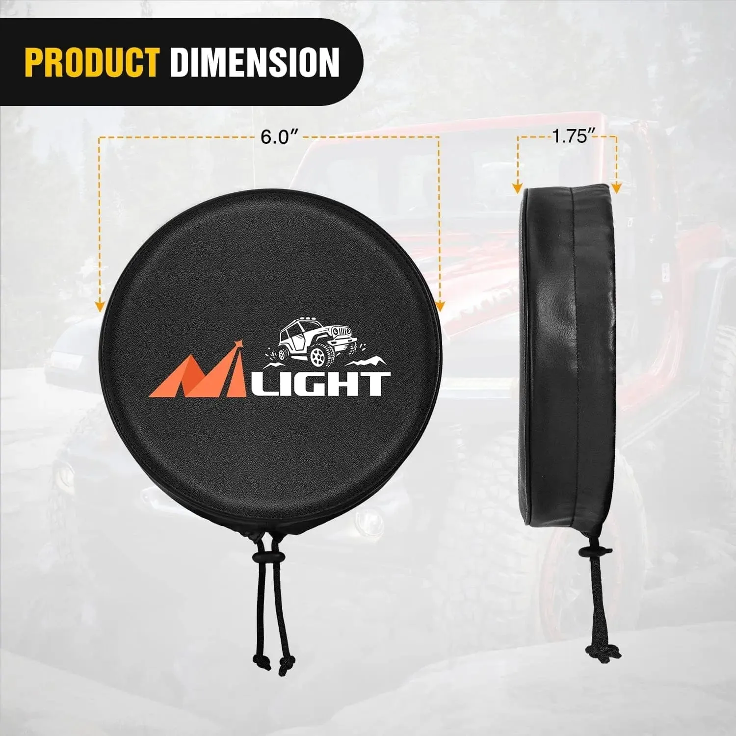 5.75 Inch Round Offroad Driving Pod Light Cover Type A