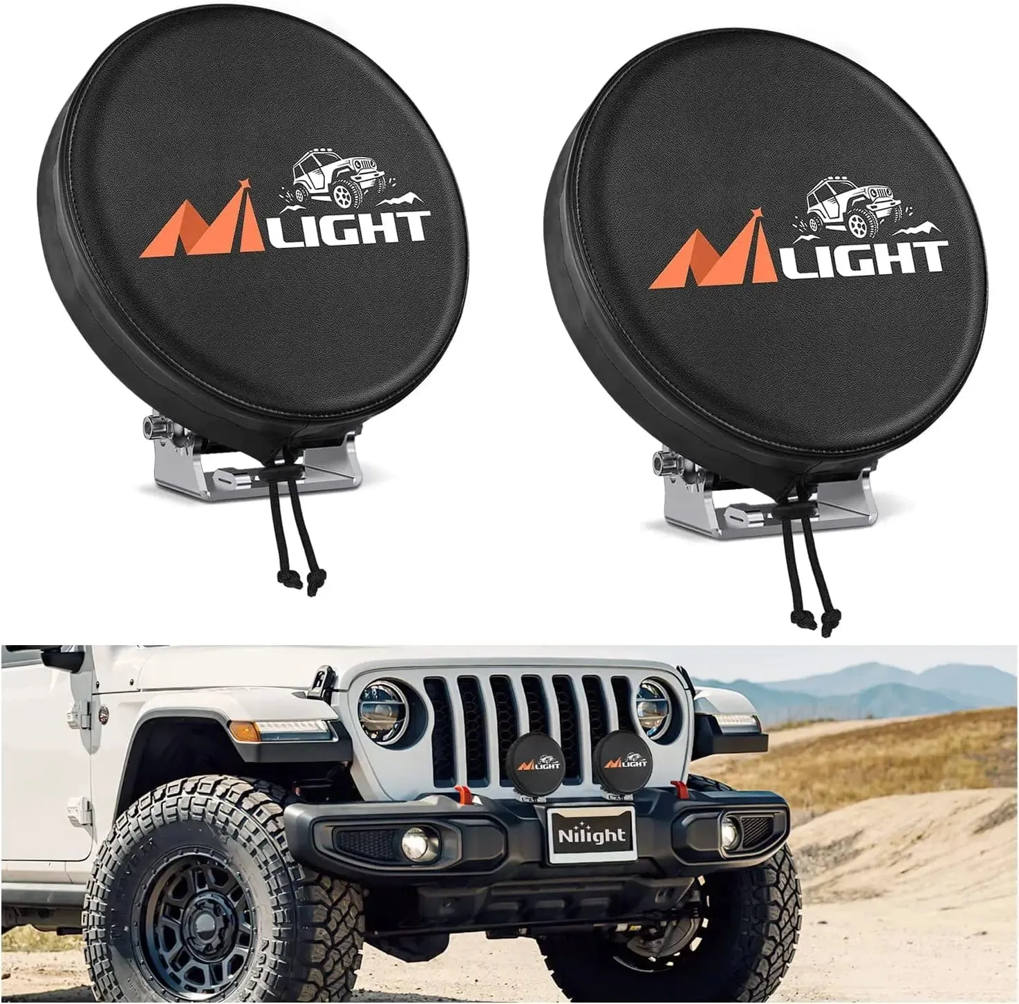 5.75 Inch Round Offroad Driving Pod Light Cover Type A