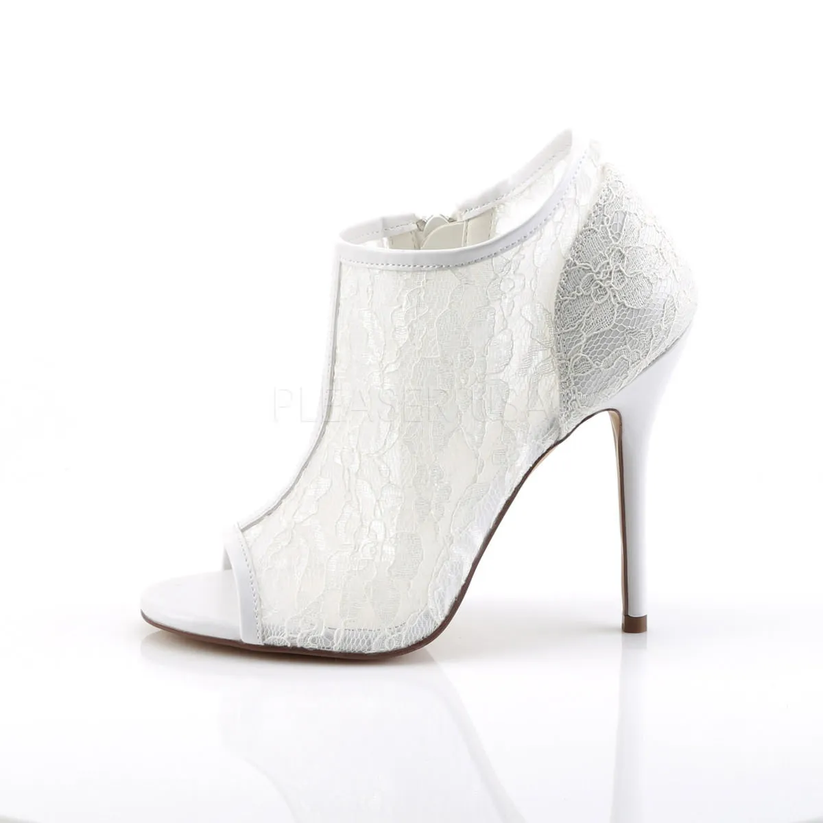 5" Heel AMUSE-56 Ivory Lace