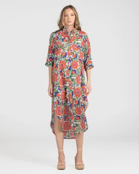 Amari Shirt Dress - White Guilia