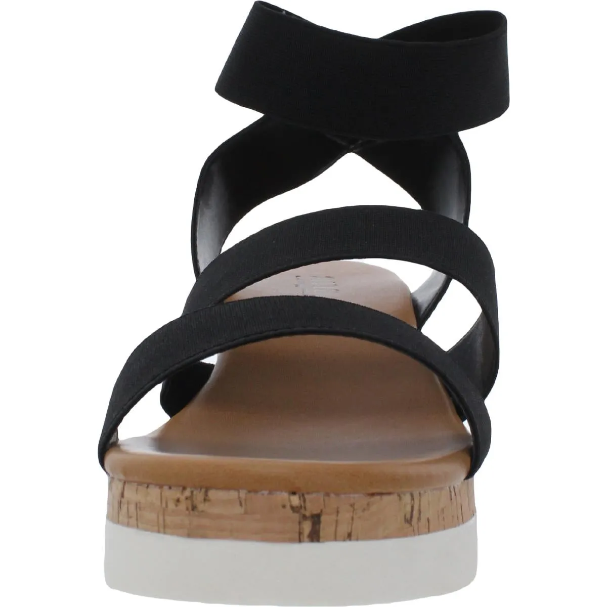 A.N.A. Womens Eliza Padded Insole Ankle Strap Wedge Sandals