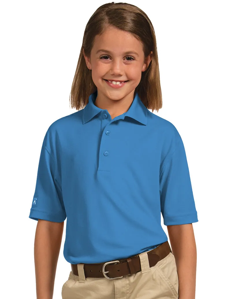 Antigua Pique Extra-Lite Youth Polo