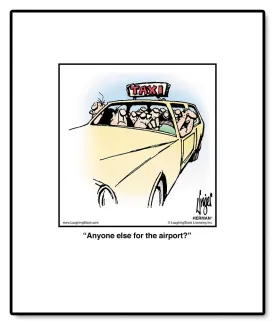 Anyone else for the airport?