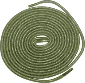 [Army Green] - Round Waxed Cotton Shoelaces