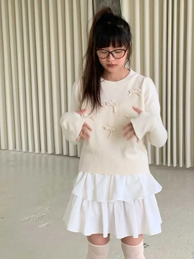Ballet style christmas sweater【s0000010579】