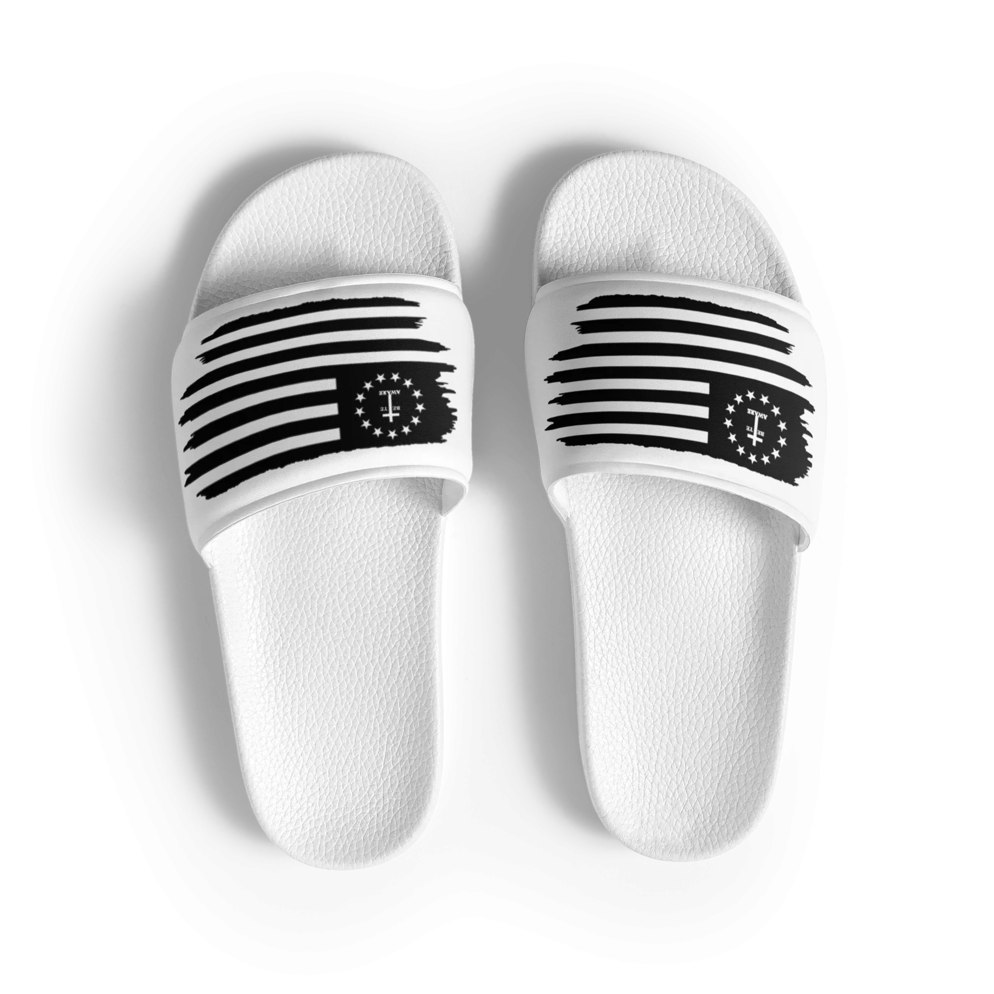 Be Ye AWARE All American Ladies Slides