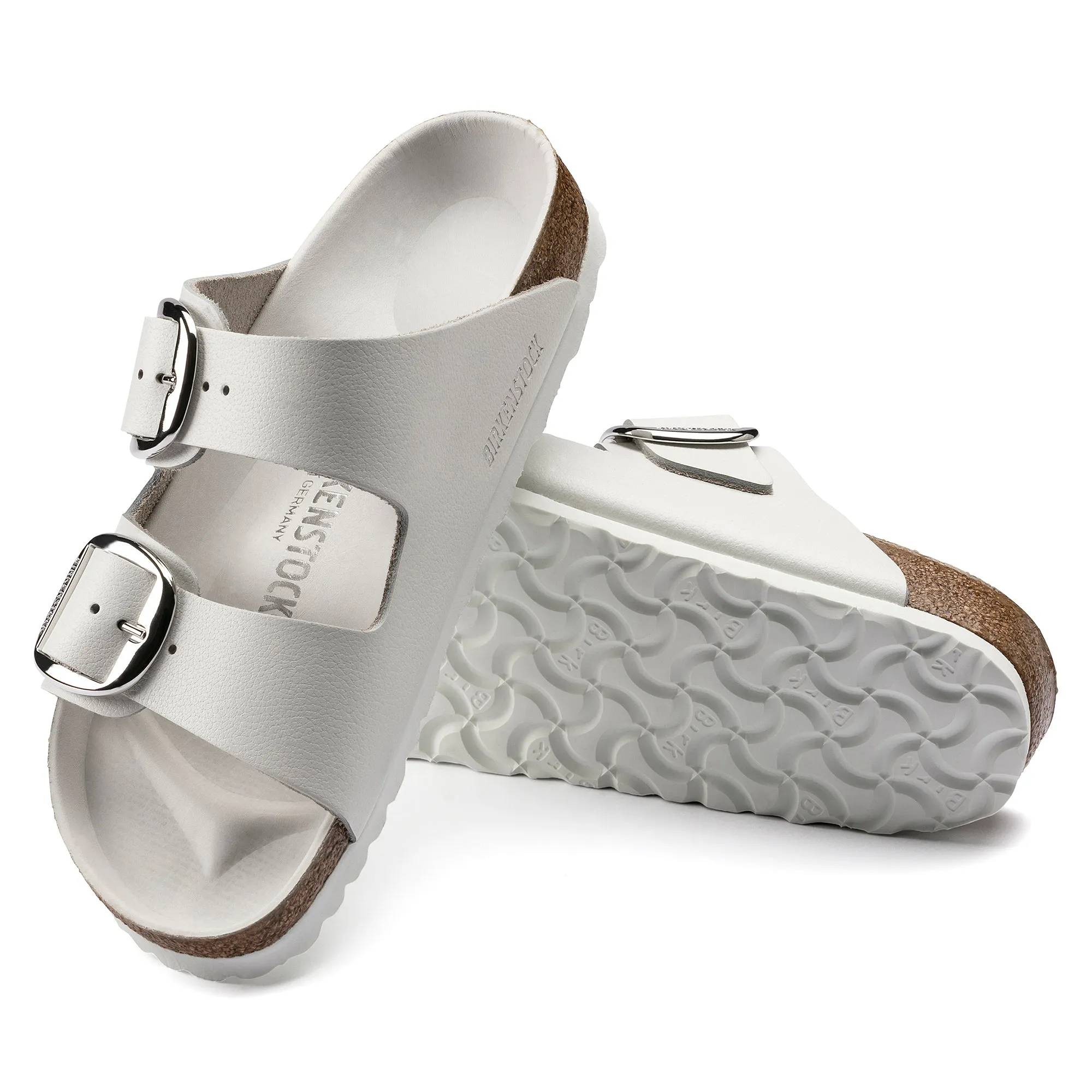 Birkenstock Arizona Big Buckle Oiled Leather in White