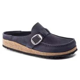 Birkenstock Buckley Suede Leather Clog in Navy Night