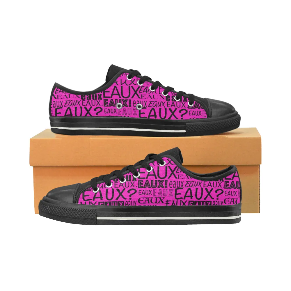BLACK ALLEAUXVER MEN'S LO-TOP SHOES