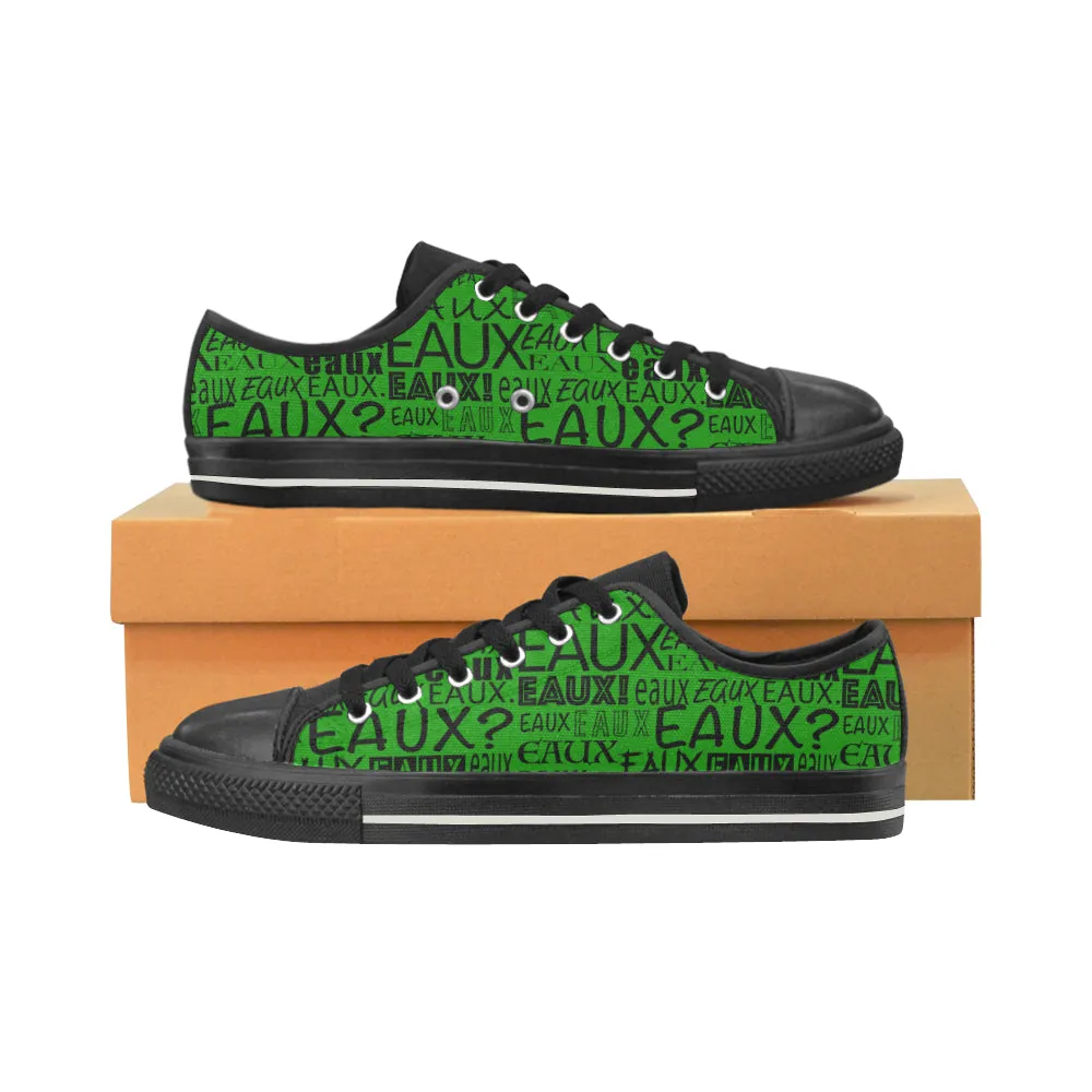 BLACK ALLEAUXVER MEN'S LO-TOP SHOES