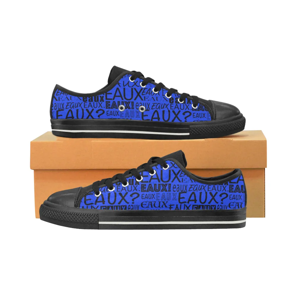 BLACK ALLEAUXVER MEN'S LO-TOP SHOES