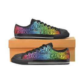 BLACK ALLEAUXVER MEN'S LO-TOP SHOES