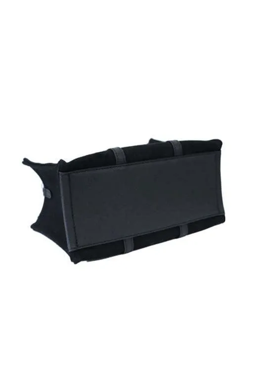 Black Canvas New Vase Bag