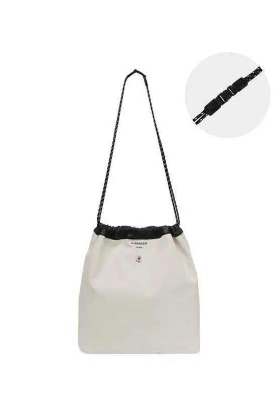 Black Canvas New Vase Bag