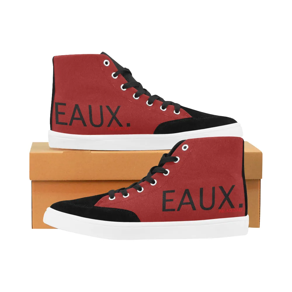 BLACK EAUX. MEN'S HI-TOP SHOES