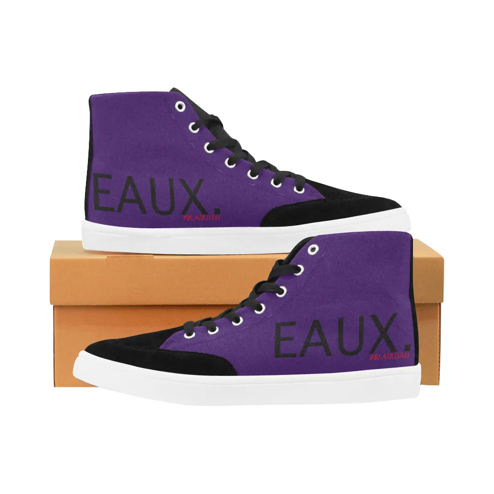 BLACK EAUX. MEN'S HI-TOP SHOES