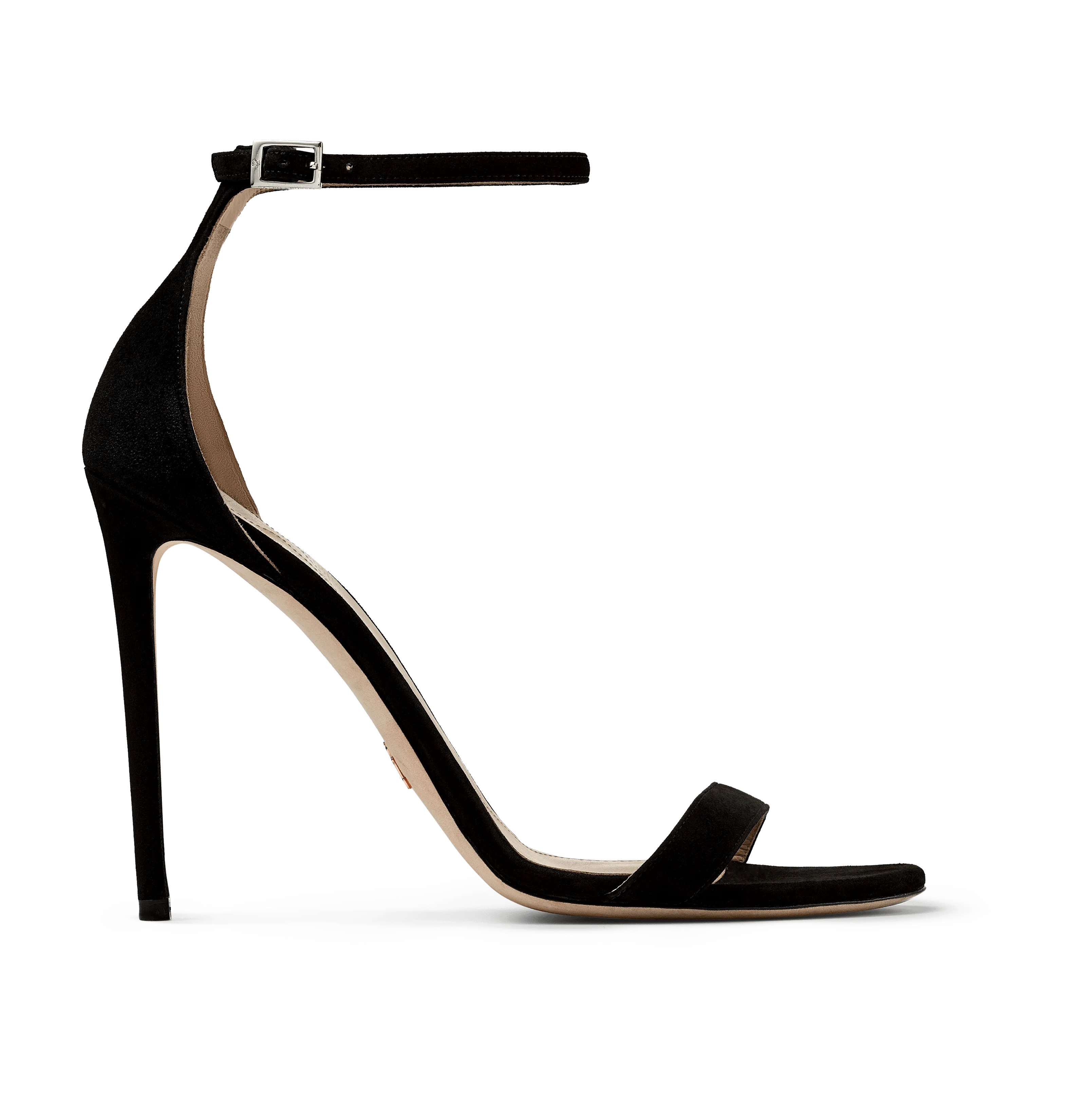Black Suede Strap Sandals