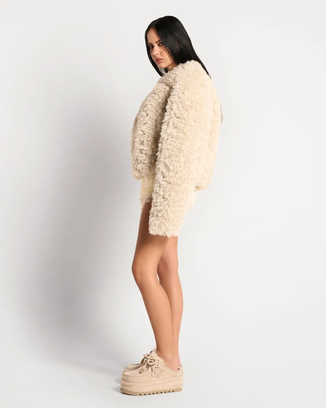 Blizzard Ice Suede/Faux Fur