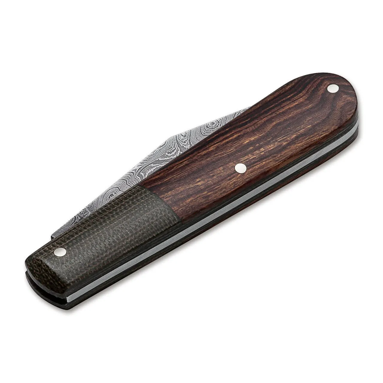 Boker Barlow Integral Leopard Damascus Knife