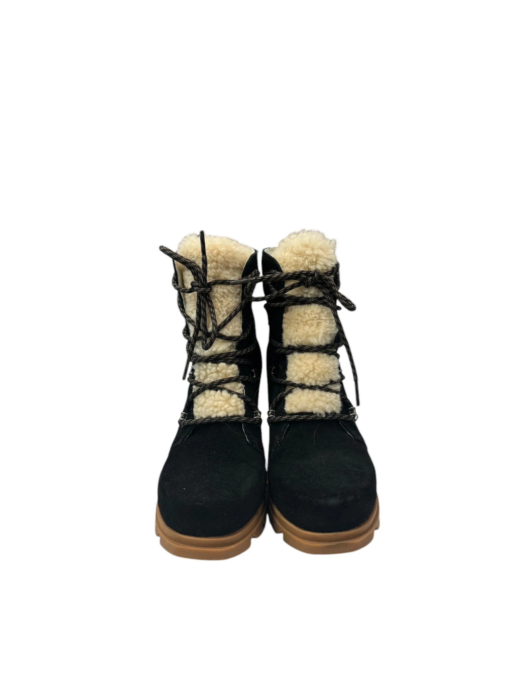 Boots Ankle Heels By Sorel In Black, Size: 7.5