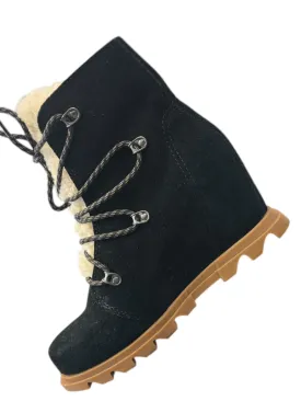 Boots Ankle Heels By Sorel In Black, Size: 7.5