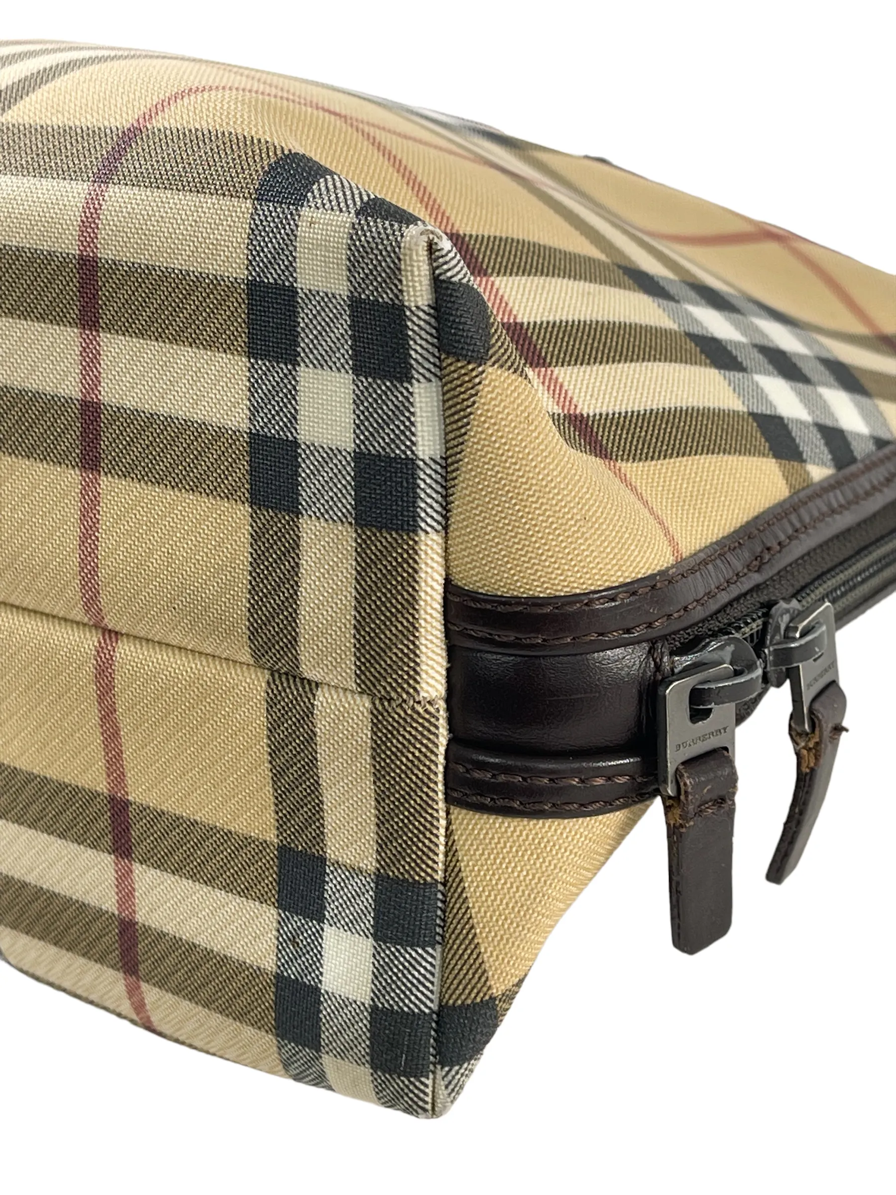 Burberry Vintage Classic Check Canvas Tote