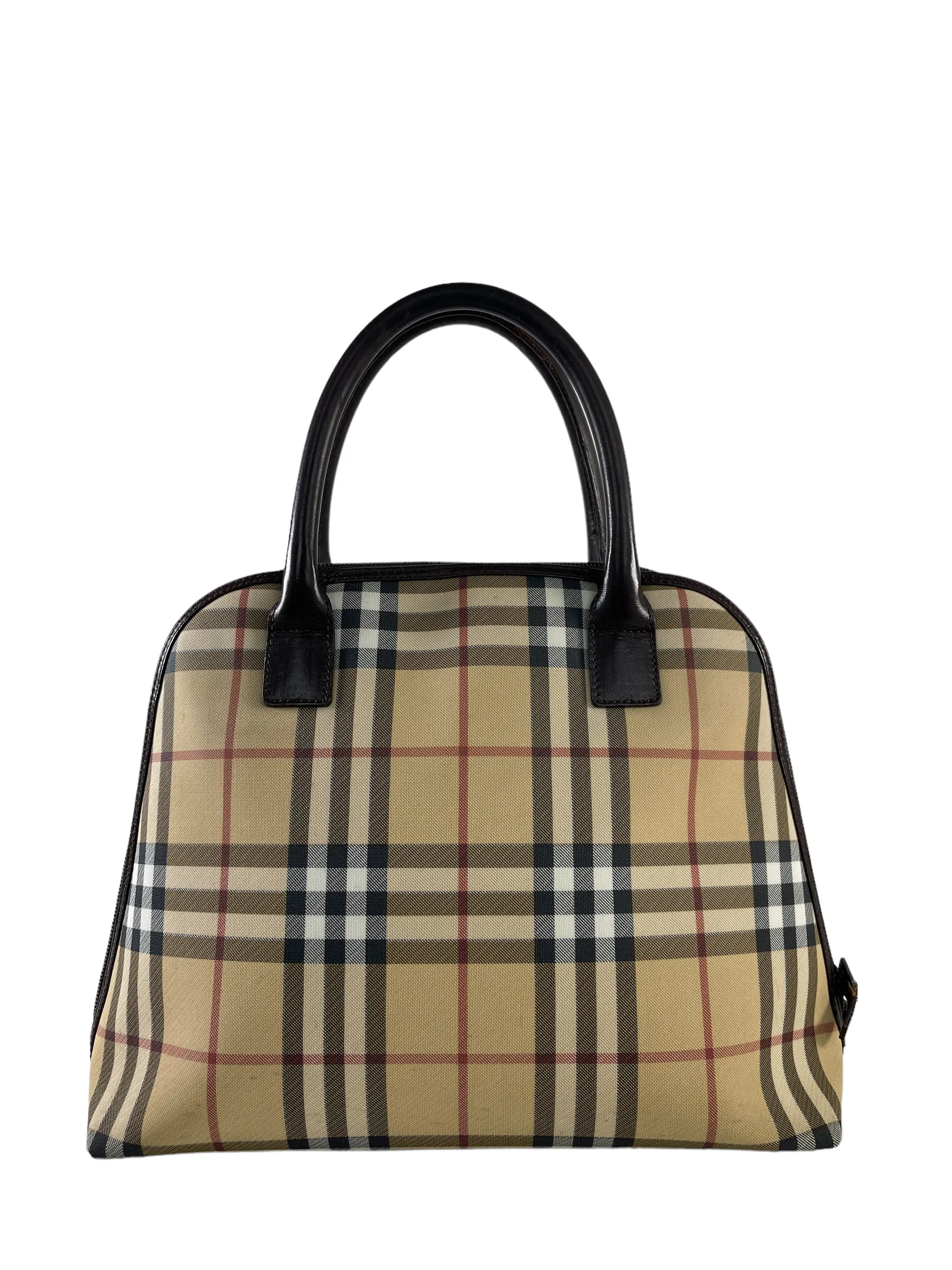 Burberry Vintage Classic Check Canvas Tote