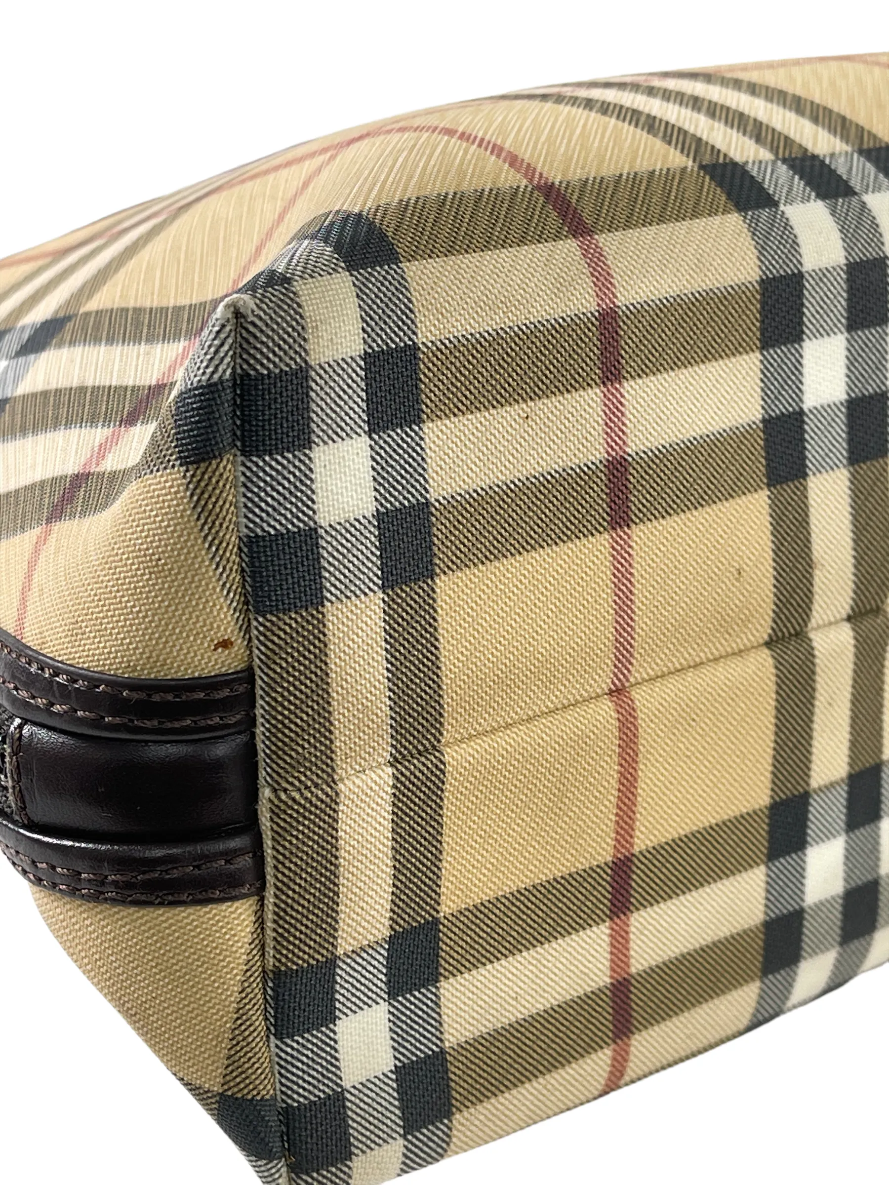 Burberry Vintage Classic Check Canvas Tote
