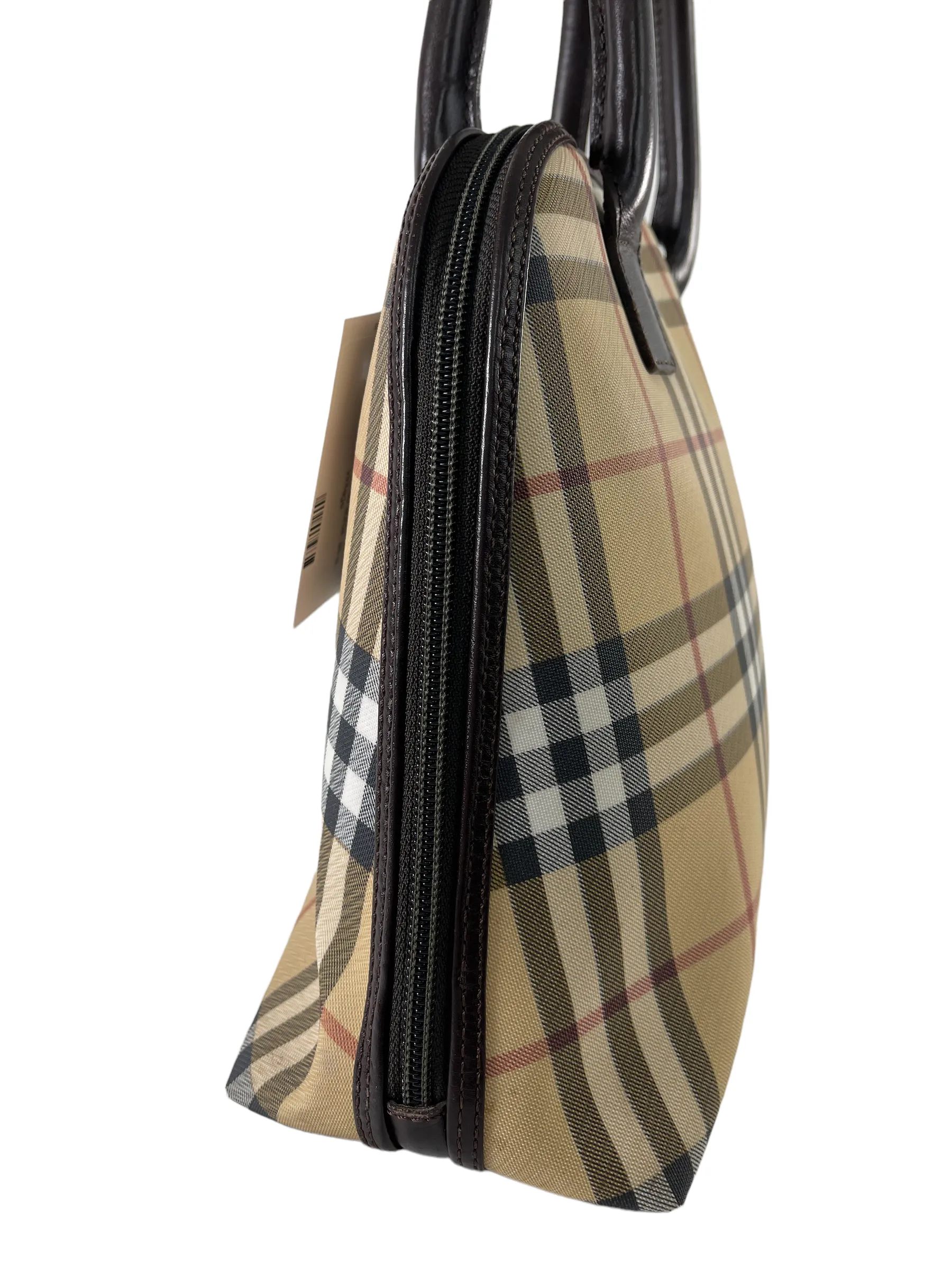 Burberry Vintage Classic Check Canvas Tote