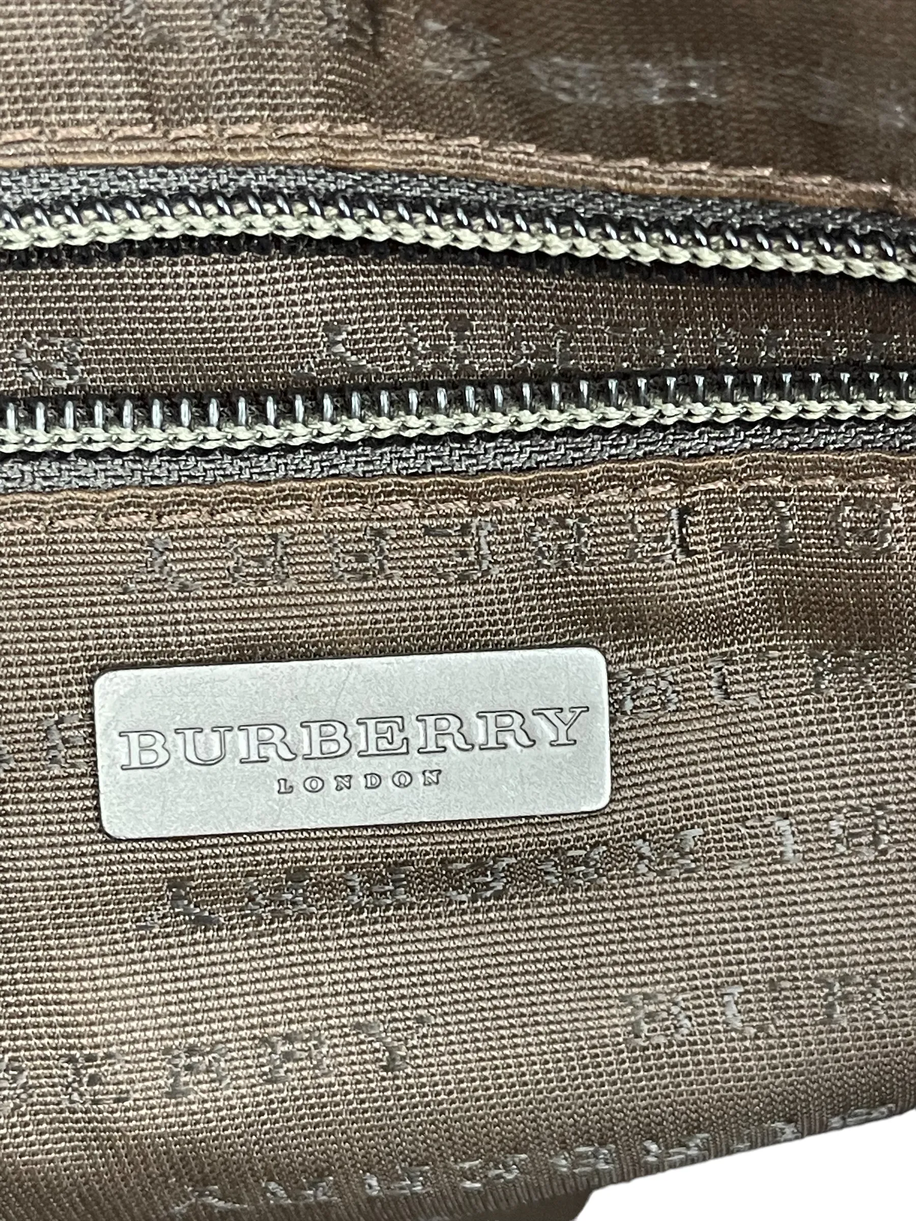 Burberry Vintage Classic Check Canvas Tote