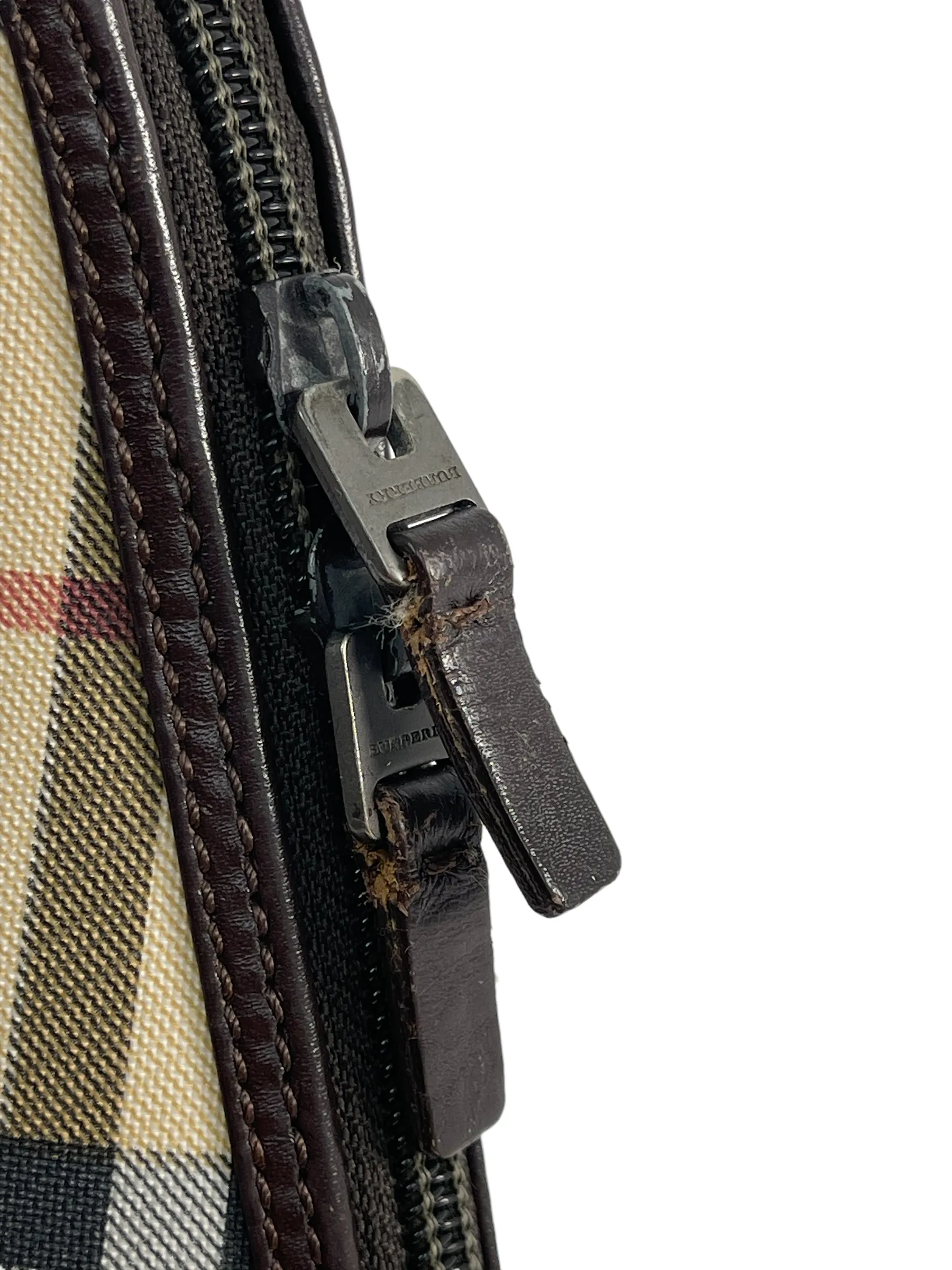 Burberry Vintage Classic Check Canvas Tote
