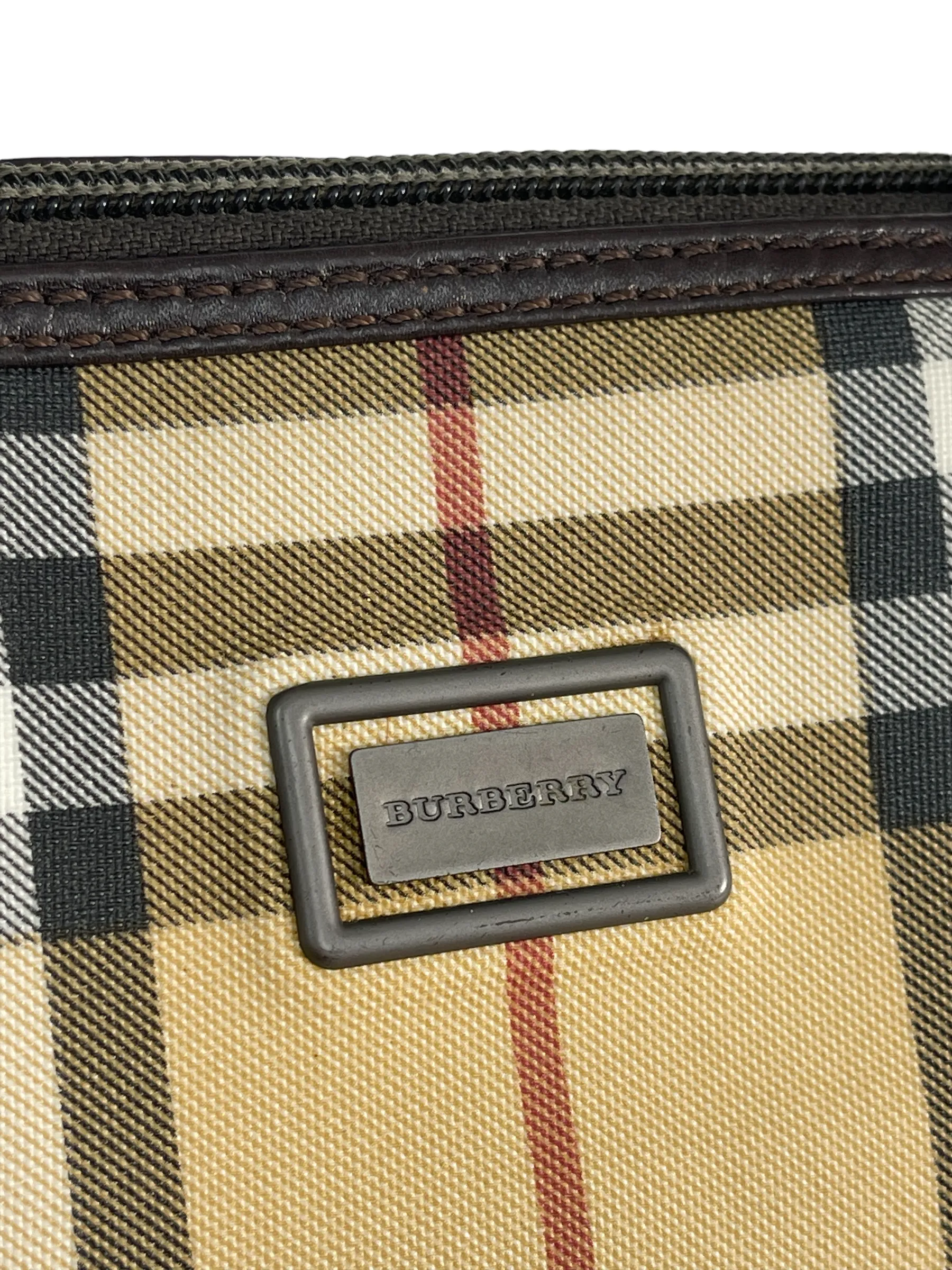 Burberry Vintage Classic Check Canvas Tote