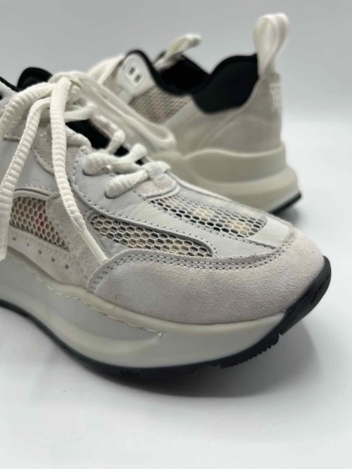 Burberry White Multi Size 36 Shoes