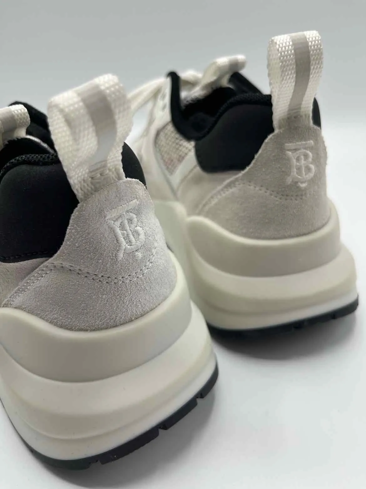 Burberry White Multi Size 36 Shoes