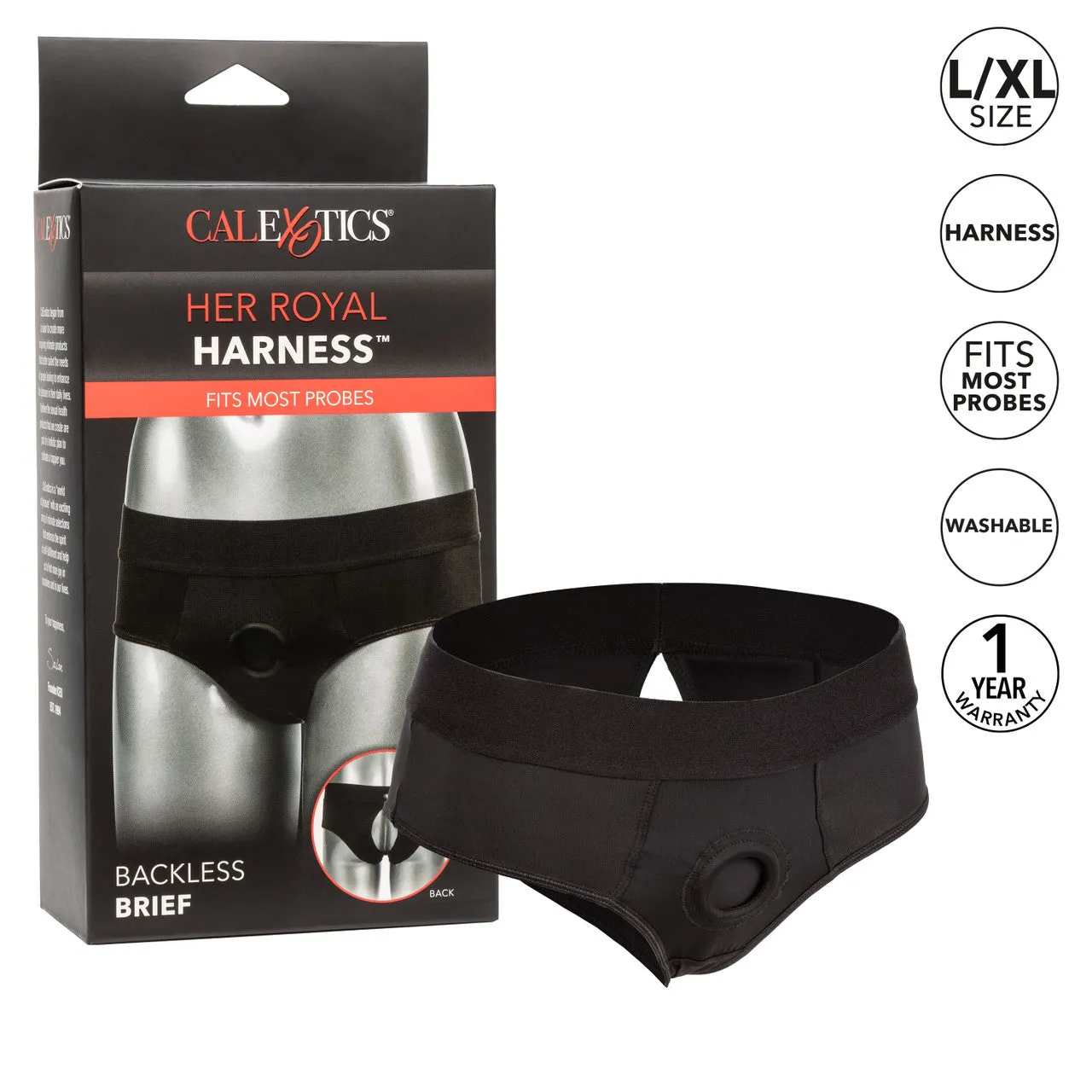 Calexotics Her Royal Harness™ Backless Brief