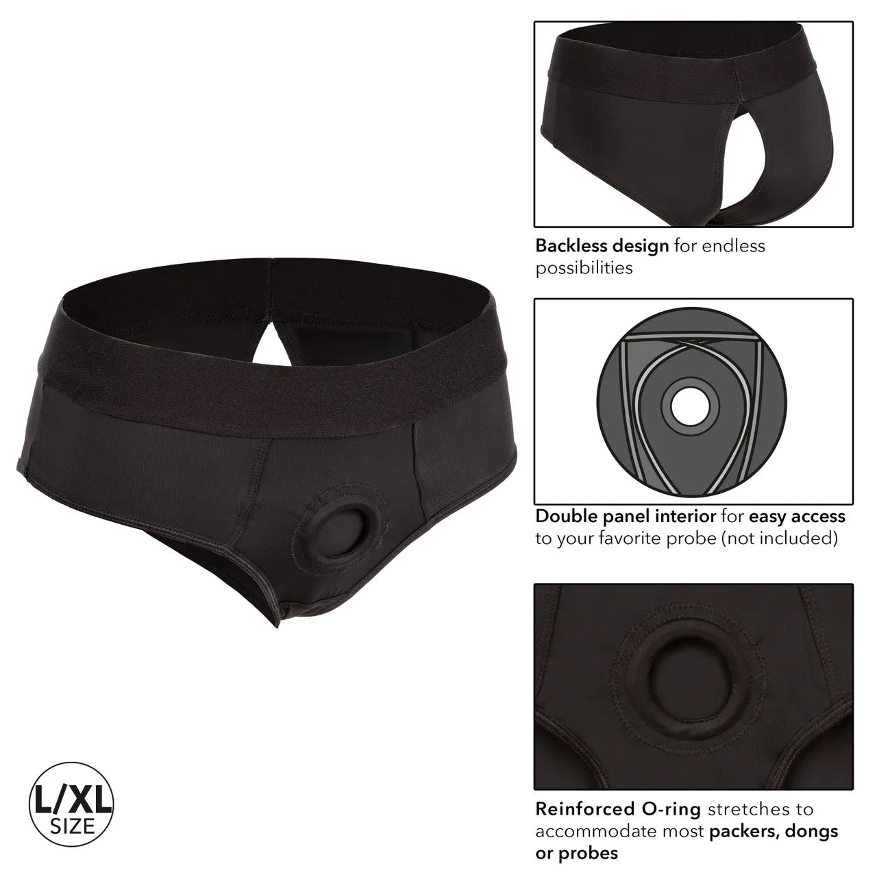Calexotics Her Royal Harness™ Backless Brief