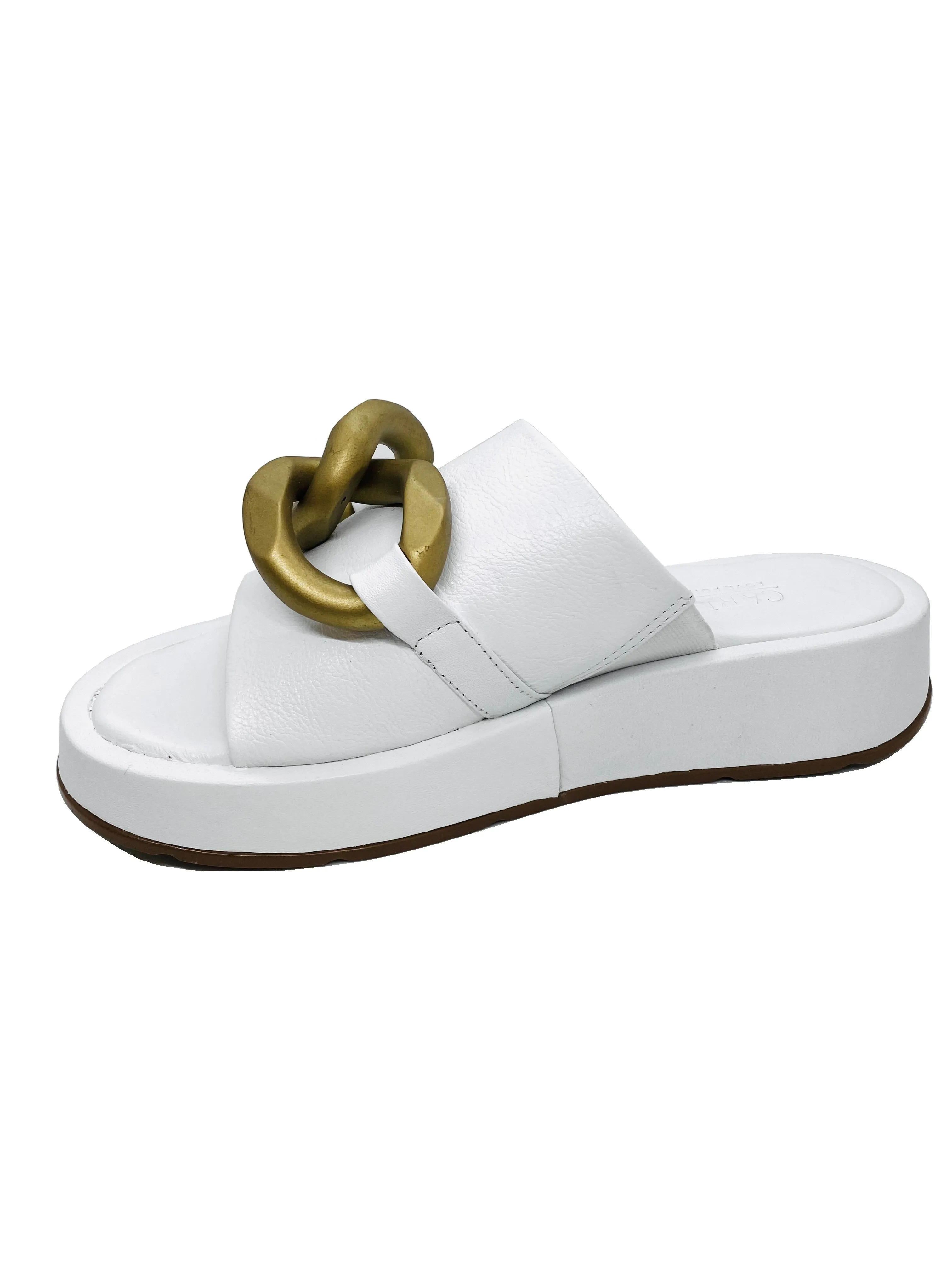 Carmela Ladies Buckle Trim Slider