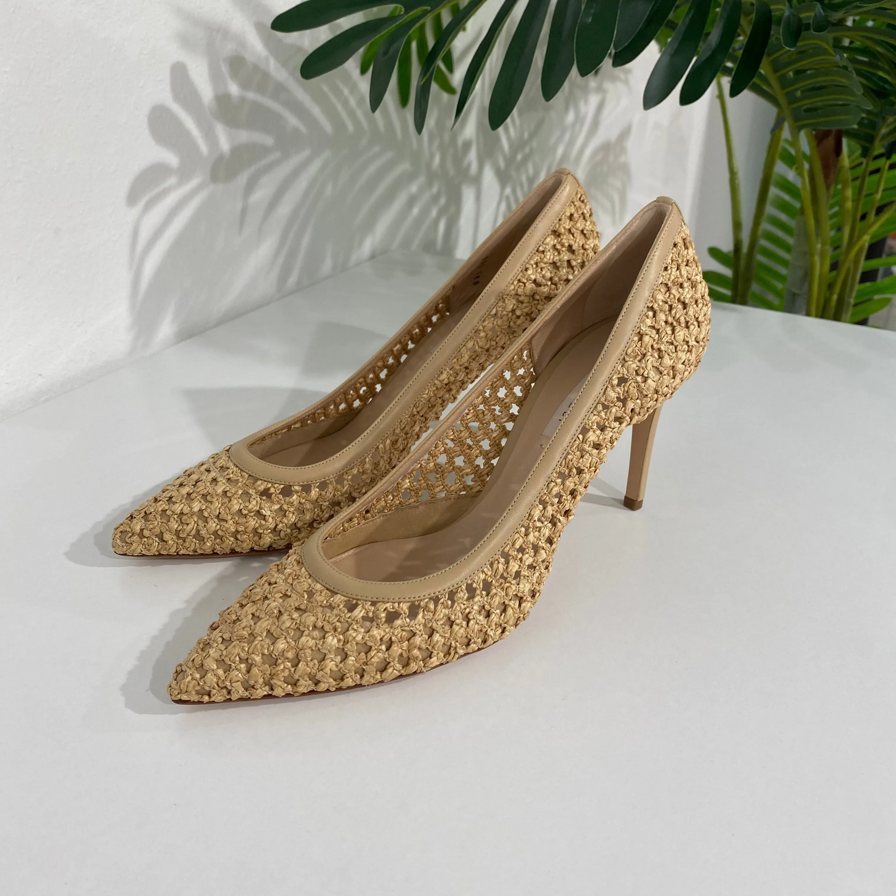 Casadei Raffia Heels