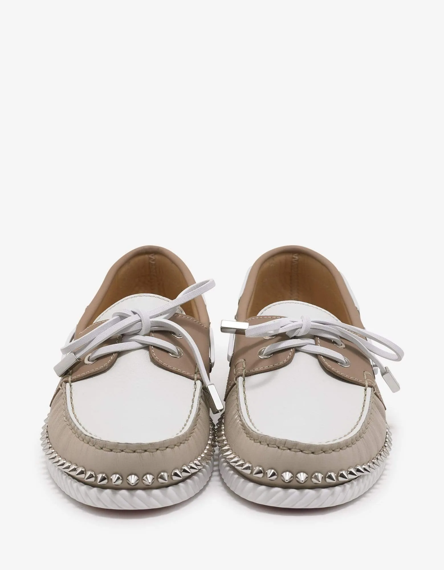 Christian Louboutin Steckel Colombe Beige Boat Shoes -