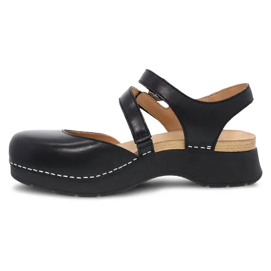 Dansko Women's Rissa in Black Nappa Mary Jane