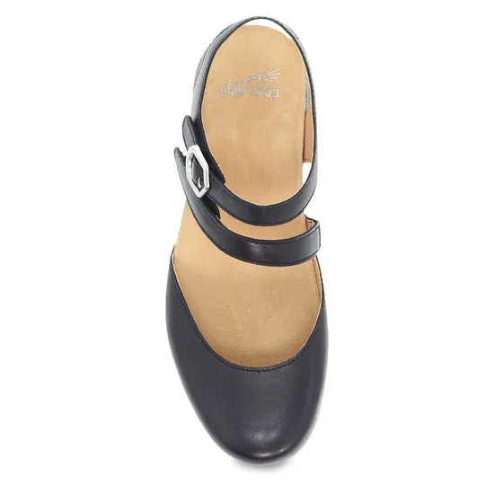 Dansko Women's Rissa in Black Nappa Mary Jane