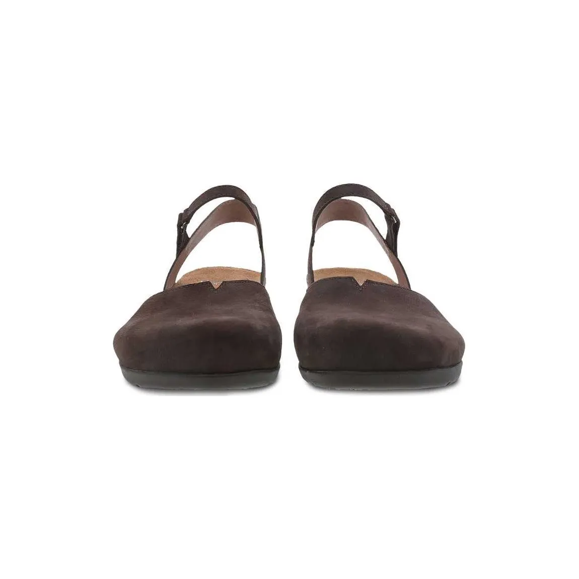 Dansko Women's Rowan in Chocolate Milled Nubuck Mary Jane