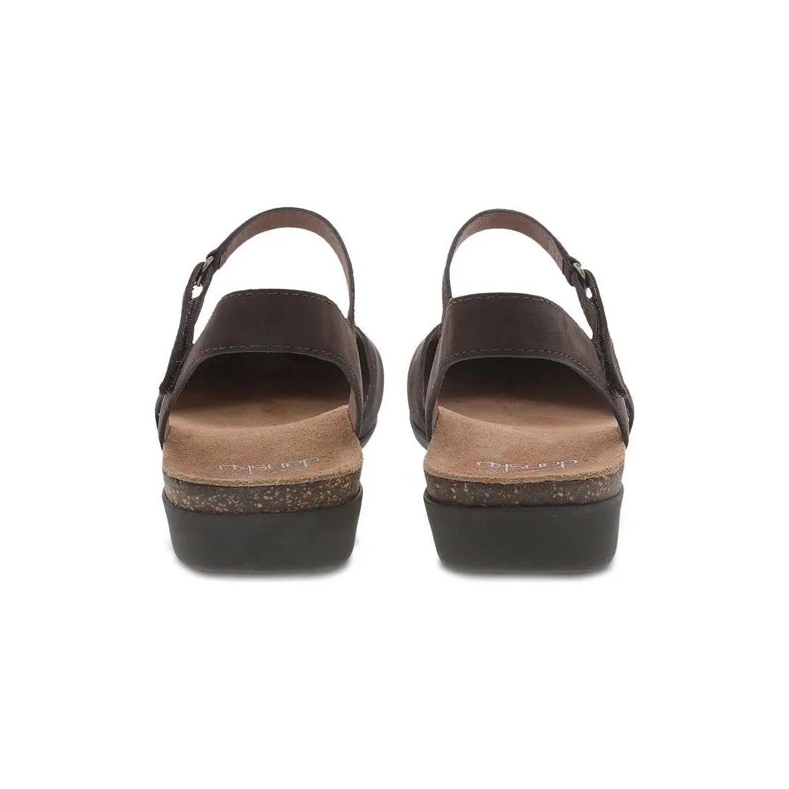 Dansko Women's Rowan in Chocolate Milled Nubuck Mary Jane